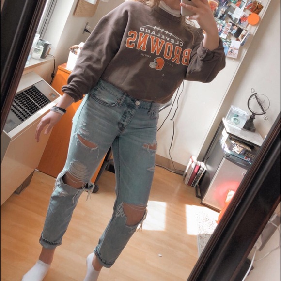 VINTAGE NFL Browns Crewneck - Picture 4 of 4